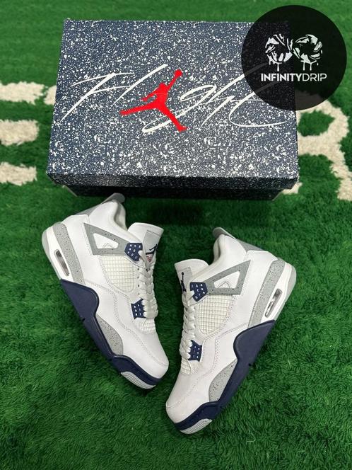 Nike Air Jordan 4 Navy Blue, Kleding | Heren, Schoenen, Nieuw, Sneakers of Gympen, Blauw, Ophalen of Verzenden