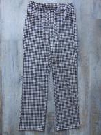 G-Maxx lange broek zwart / beige Pied-de-Poule ruitje maat L, Zwart, Maat 42/44 (L), Ophalen of Verzenden, Zo goed als nieuw