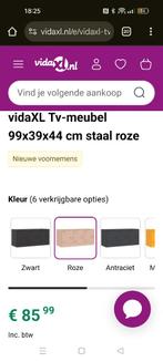 Tv meubel, Ophalen, 50 tot 100 cm, Zo goed als nieuw, Minder dan 100 cm