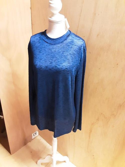 Brandtex dames blouse shirt met col maat L NIEUW, Kleding | Dames, Blouses en Tunieken, Nieuw, Maat 42/44 (L), Blauw, Ophalen of Verzenden