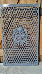 Deurrooster (Nostalux) aluminium grijs gespoten 68x109cm, Ophalen