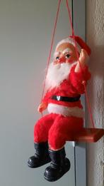 Schommelende kerstman, hangend aan een veer, Ophalen of Verzenden