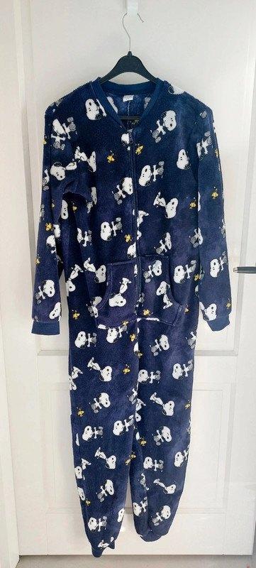 snoopy onesie maat S/M, Kleding | Dames, Huispakken, Gedragen, Maat 36 (S), Blauw, Ophalen of Verzenden