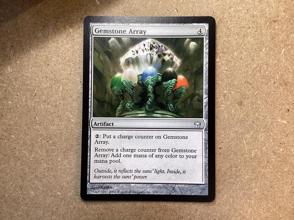 1x Gemstone Array [124/165] (Excellent), Ophalen of Verzenden, Zo goed als nieuw, Losse kaart
