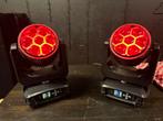 2x W7L40 RGBW LED Movinghead Wash Zoom DMX, Ophalen, Zo goed als nieuw, Licht