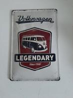 VW T1 Bus metalen bord 20x30cm - Legendary, Ophalen of Verzenden, Zo goed als nieuw