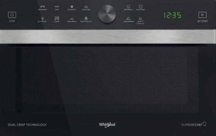 Whirlpool combi oven&magnetron MWSC833 B ( bijna nieuw ! ), Witgoed en Apparatuur, Ovens, Zo goed als nieuw, Vrijstaand, Minder dan 45 cm