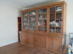 Schitterende grote antieke kast met authentiek glas, Gebruikt, 200 cm of meer, Ophalen of Verzenden, Glas