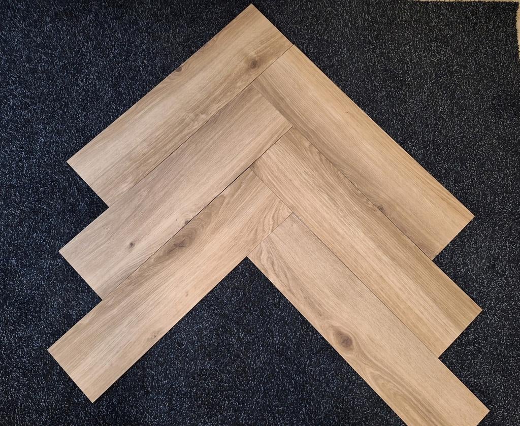 Pvc visgraat Tarkett Creek Oak Beige, Ophalen, Nieuw, 75 m² of meer, Bruin