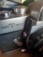 Minolta SRT 303 Spiegelreflexcamera met Zoomlens, Ophalen of Verzenden, Gebruikt, Spiegelreflex, Minolta