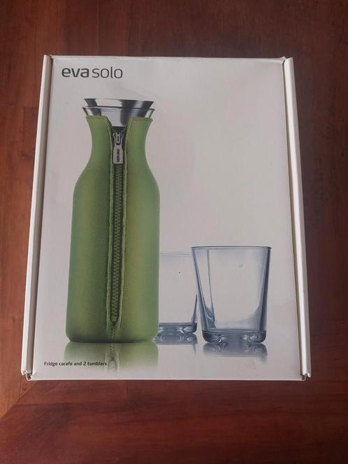 Eva Solo waterkan met 2 glazen, Huis en Inrichting, Keuken | Keukenbenodigdheden, Nieuw, Ophalen of Verzenden