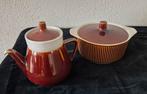 Vintage Villeroy & Boch Servies - Bruin, Huis en Inrichting, Ophalen of Verzenden, Gebruikt, Overige materialen, Pot, Bus of Blik