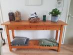 Grote massief grenen site table tafel 170 x 45 cm, Ophalen, Zo goed als nieuw, Site table, 150 tot 200 cm