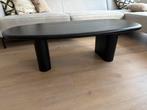 basiclabel dirck salontafel - mangohout - zwart - 40x135x60, Huis en Inrichting, 50 tot 100 cm, Rond, Ophalen of Verzenden, Zo goed als nieuw