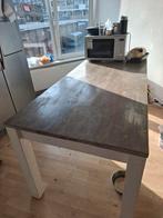 eettafel. opknapper GRATIS, Huis en Inrichting, Tafels | Eettafels, Ophalen, Gebruikt, 50 tot 100 cm, Vijf personen of meer