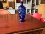 Karaf van blauw glas inhoud 1 liter, Italiaans, Antiek en Kunst, Antiek | Vazen, Ophalen