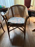 Rietenstoel, Huis en Inrichting, Stoelen, Ophalen, Gebruikt, Bruin, Eén