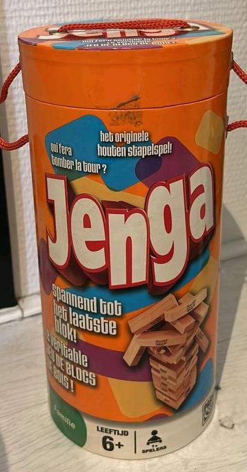 Jenga Torenspel - Compleet met Opbergkoker beschikbaar voor biedingen