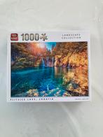 King Puzzel 1000 stukjes - Plitvice Meren, Ophalen of Verzenden, 500 t/m 1500 stukjes, Zo goed als nieuw, Legpuzzel