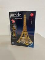Ravensburger 3D Puzzel Eiffeltoren Night Edition, Ophalen of Verzenden, Meer dan 50 stukjes, Zo goed als nieuw, 6 jaar of ouder
