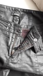 Bruin/zwarte glans pantalon, Rosner     maat 44, Bruin, Verzenden, Maat 42/44 (L), Zo goed als nieuw