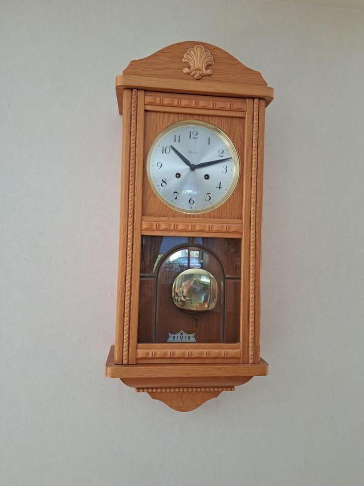 Prachtige Warmink wandklok, Huis en Inrichting, Woonaccessoires | Klokken, Gebruikt, Wandklok, Analoog, Ophalen