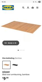Ikea houten armleuning "tafeltje", Huis en Inrichting, Ophalen of Verzenden
