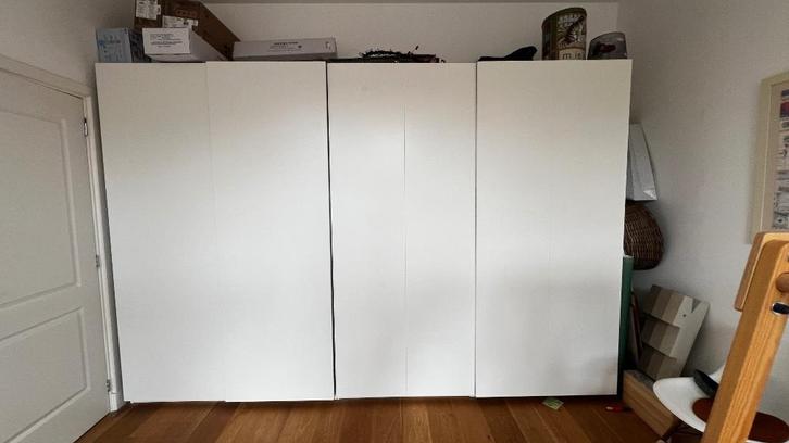 PAX kasten / HASVIK schuifdeuren, Huis en Inrichting, Kasten | Kledingkasten, Gebruikt, 200 cm of meer, 200 cm of meer, 50 tot 75 cm
