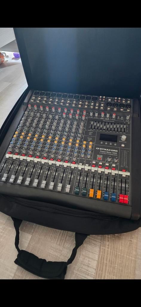 Dynacord PowerMate 1000 mk3 Mengpaneel, Muziek en Instrumenten, Mengpanelen, Gebruikt, 10 tot 20 kanalen, Microfooningang, Ophalen of Verzenden