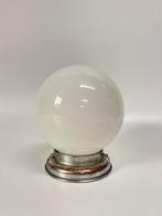 Antieke vintage lamp bolglas witte opaline bol, Ophalen of Verzenden, Zo goed als nieuw
