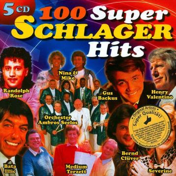 100 Super Schlager Hits 5CD Box beschikbaar voor biedingen
