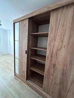 JYSK kledingkast, warm hout, 200x180 cm, Huis en Inrichting, Ophalen, Zo goed als nieuw, 50 tot 75 cm, 150 tot 200 cm