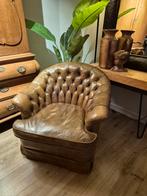 Chesterfield Stijlvolle Stoel, Ophalen, Gebruikt, Chesterfield, 75 tot 100 cm