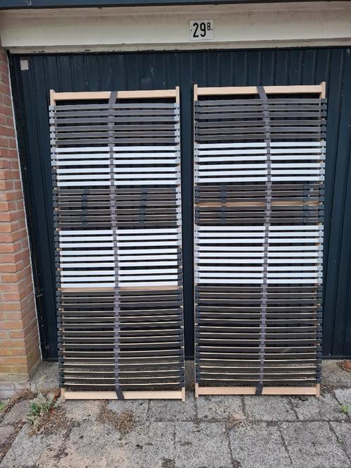 2 goede houten lattenbodems met hardheidsinstelling 80 x 200, Huis en Inrichting, Slaapkamer | Matrassen en Bedbodems, Gebruikt