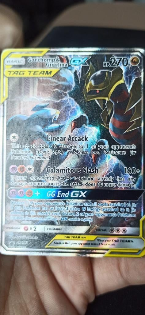 Garchomp & Giratina GX, Ophalen of Verzenden, Gebruikt
