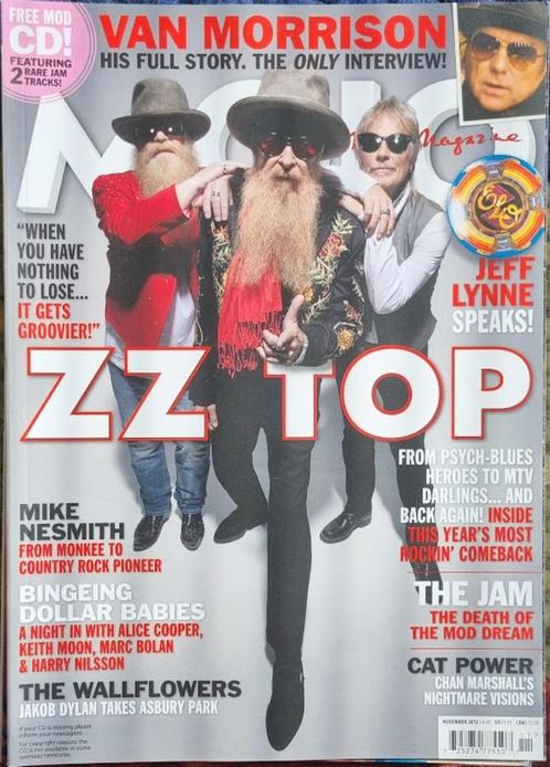 MOJO 11-2012 228 ZZ Top Van Morrison Cat Power ELO Nesmith J, Boeken, Tijdschriften en Kranten, Zo goed als nieuw, Muziek, Film of Tv