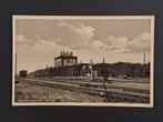 Harlingen Friesland De STOOMTRAM op het Stationsemplacement, Verzamelen, Ansichtkaarten | Nederland, Ophalen of Verzenden, 1920 tot 1940