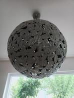 Hanglamp grijs metaal 60cm groot, Huis en Inrichting, Lampen | Hanglampen, Ophalen, Gebruikt, 50 tot 75 cm, Botanisch