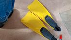 Cressi-sub Clio vinnen, maat 43/44. Kleur geel. Met snorkel., Ophalen of Verzenden, Zo goed als nieuw