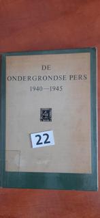 Verzet De Ondergrondse Pers  DOP ILLEGALE KRANTEN, Verzamelen, 1940 tot 1960, Nederland, Ophalen of Verzenden