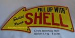 Shell fill up gietijzeren garage wandbord mancave, Verzamelen, Ophalen of Verzenden, Nieuw