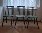 Vintage spijlenstoelen jaren 60, Ophalen, Gebruikt, Overige kleuren, Drie