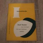 Ford Taunus Bestelwagen 1954 instructieboekje origineel, Ophalen of Verzenden