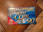 3 pack TDK  CDing90, Cd's en Dvd's, Cassettebandjes, 2 t/m 25 bandjes, Overige genres, Ophalen of Verzenden, Nieuw in verpakking