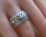 zilveren Ti Sento ring met steentjes [369], Sieraden, Tassen en Uiterlijk, Ringen, Met kristal, 18 tot 19, Verzenden, Zo goed als nieuw