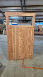 Douglas houten deur, 200 tot 215 cm, Hout, Ophalen, 100 tot 120 cm