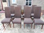 8 Lloyd Loom stoelen prijs per stuk, Ophalen, Gebruikt