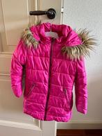 Winterjas roze met afrits capuchon maat 122, Kinderen en Baby's, Kinderkleding | Maat 122, Ophalen, Gebruikt, Meisje, Jas
