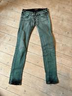 jeans merk MET maat 27 groen zwarte spijkerbroek als nieuw, Ophalen of Verzenden, Zo goed als nieuw, W27 (confectie 34) of kleiner