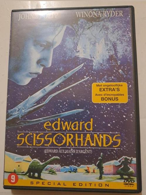Edward Scissorhands (1990), Cd's en Dvd's, Dvd's | Science Fiction en Fantasy, Zo goed als nieuw, Fantasy, Vanaf 9 jaar, Ophalen of Verzenden